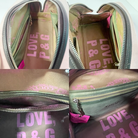 Rare Vintage Juicy Couture Pink Velvet Handbag Y2K - Picture 7 of 11